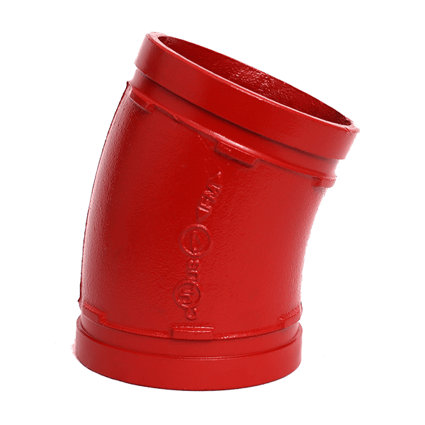 Grooved 22.5° Elbow