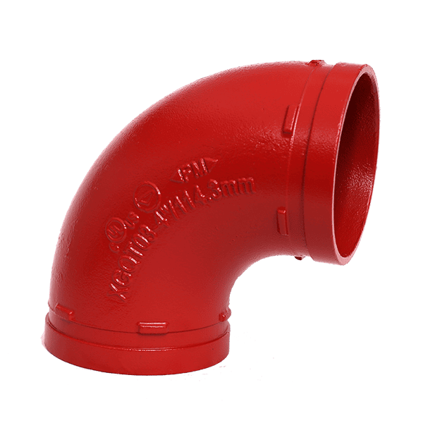 Grooved Long Radius 90° Elbow