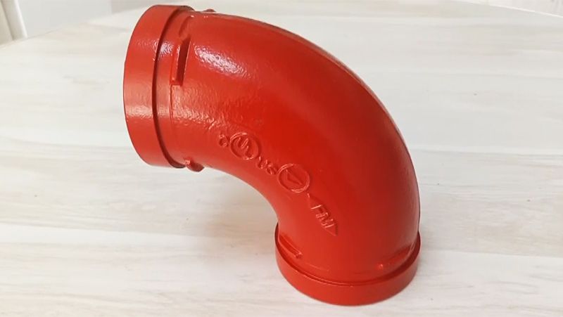 Grooved Long Radius 90° Elbow