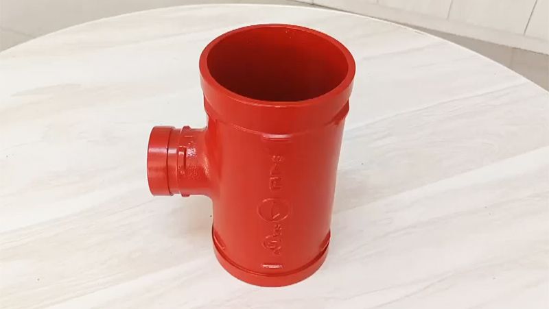 Grooved Reducing Tee