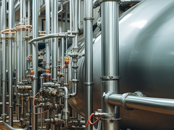 Grooved Pipe Fittings for Chemical Processing Project