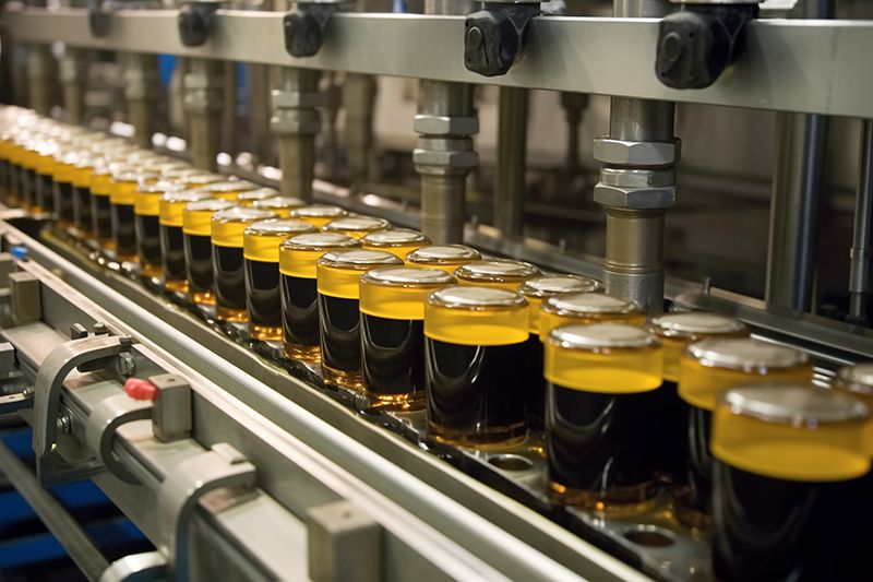 Grooved Pipe Fittings for Food & Beverage Plant