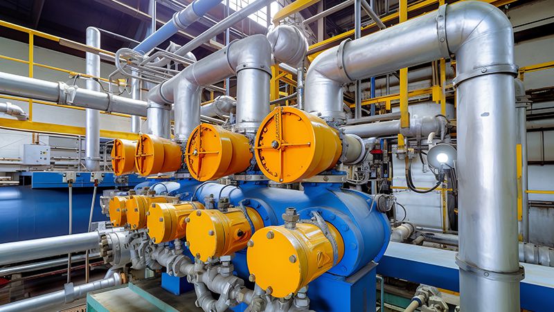 Grooved Pipe Fittings for Power Generation Plant