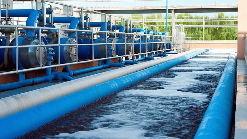 Grooved Pipe Fittings for Wastewater Treatment Plant