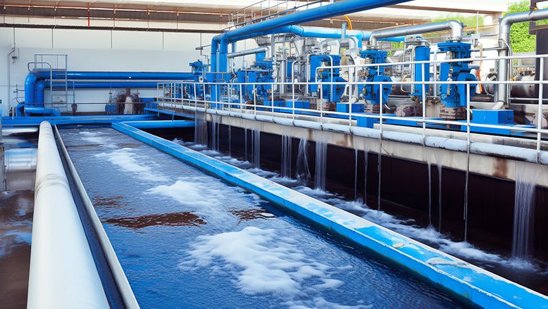 Grooved Pipe Fittings for Wastewater Treatment Plant